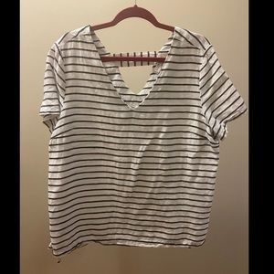 Ellen Tracy linen top